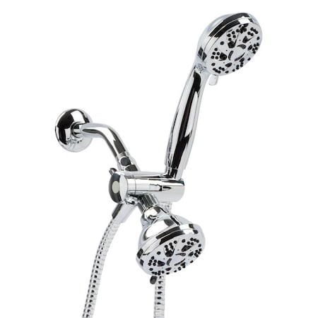 Oakbrook Collection OakBrook Chrome PVC 5 settings Showerhead Combo 1.8 gpm 520 A50373CCPWR